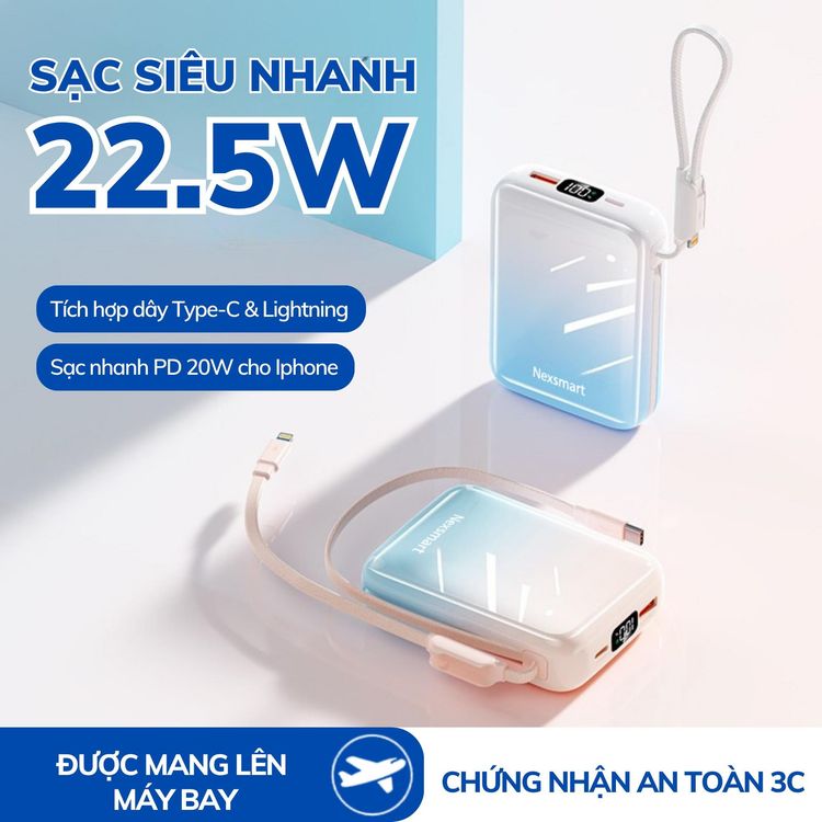 Sạc dự phòng ExSmart NA-05 20000mAh
