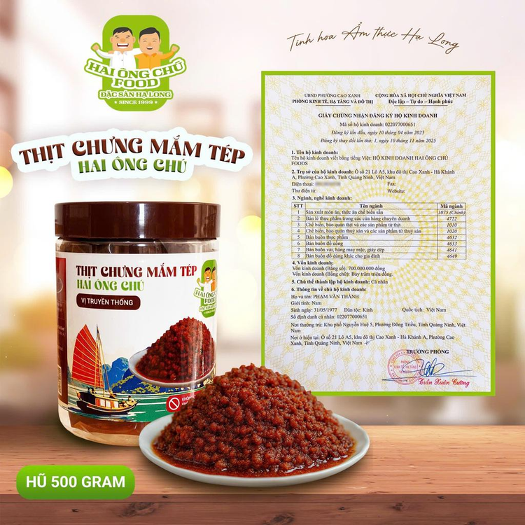 Combo thịt chưng mắm tép 300g