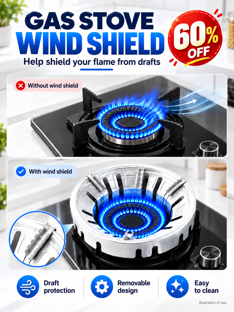 Gas Stove Wind Shield
