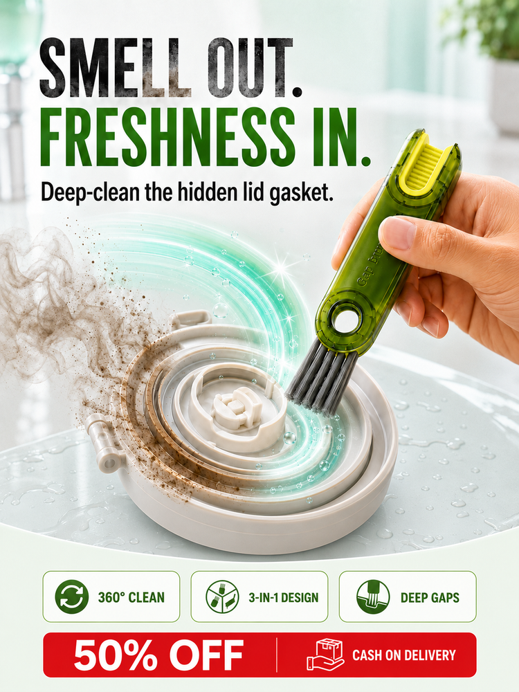 3-in-1 Cup Lid Cleaning Brush