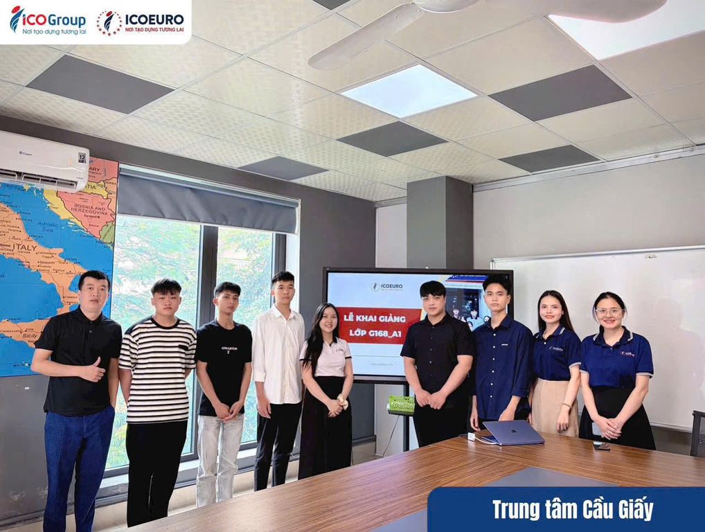Lễ khai giảng lớp G168_A1 tại Trung tâm Cầu Giấy