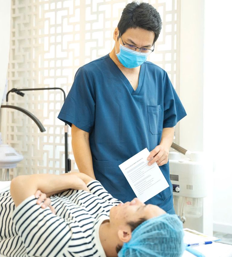 Bước 8: Hướng dẫn chăm sóc & tái khám
