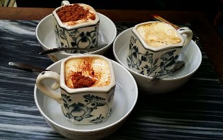 Hanoi egg coffee