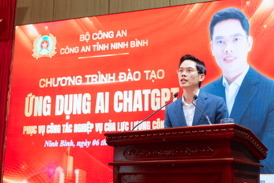 Đào tạo AI cho Công an tỉnh Ninh Bình