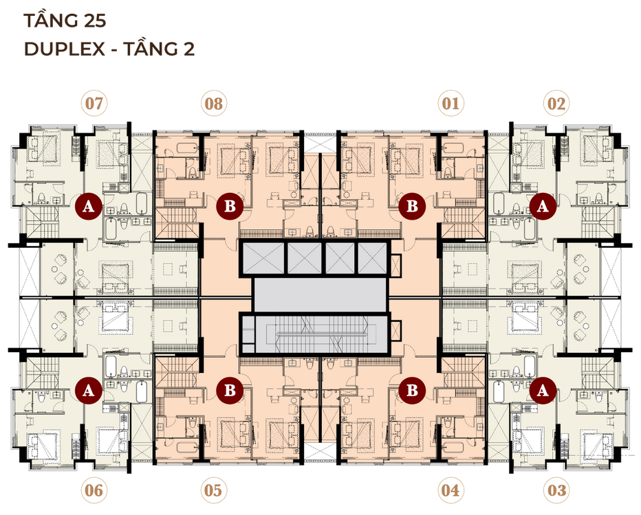 Sơ đồ TẦNG DUPLEX 2