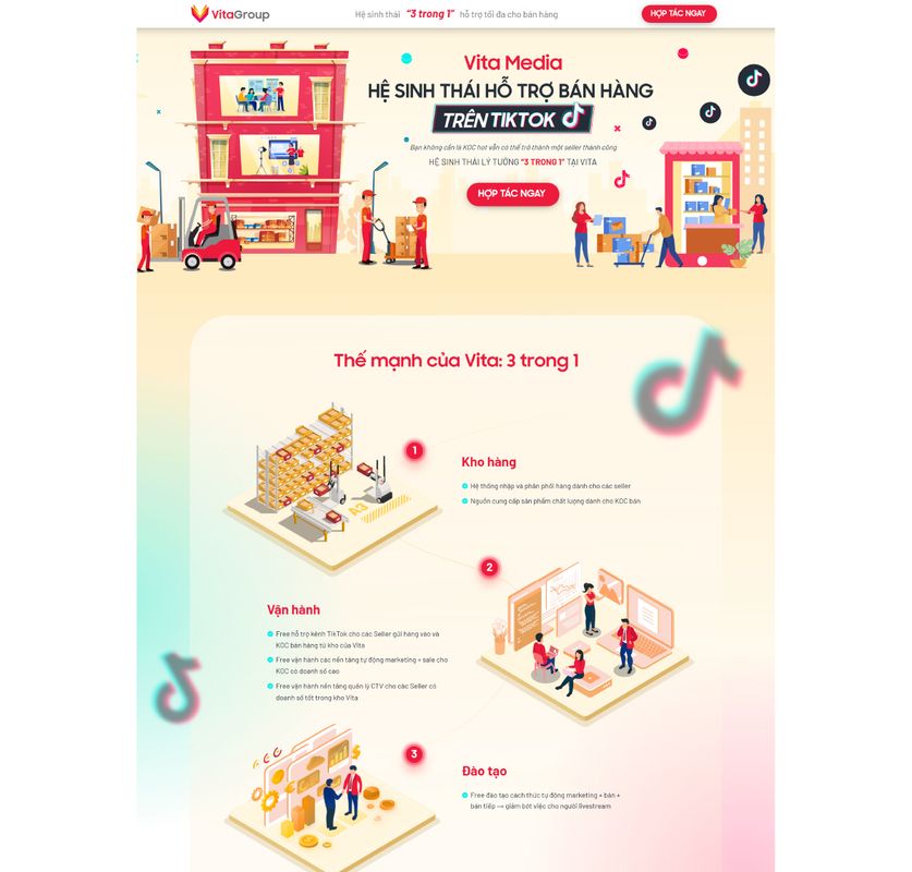 Landing page giới thiệu