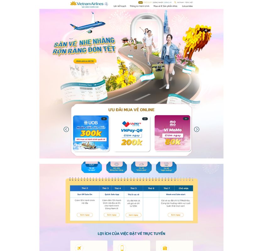 Landing page thu lead
