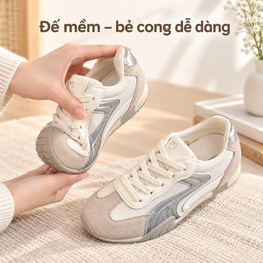 Đế mềm bẻ cong dễ dàng