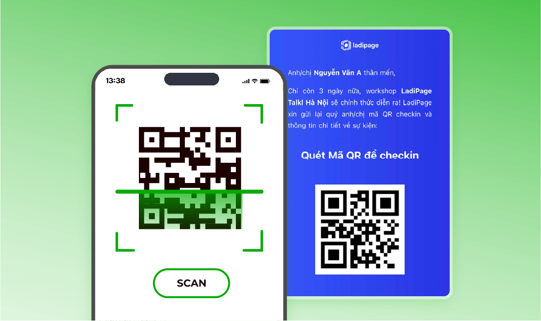 Check-in nhanh chóng khi tham gia sự kiện