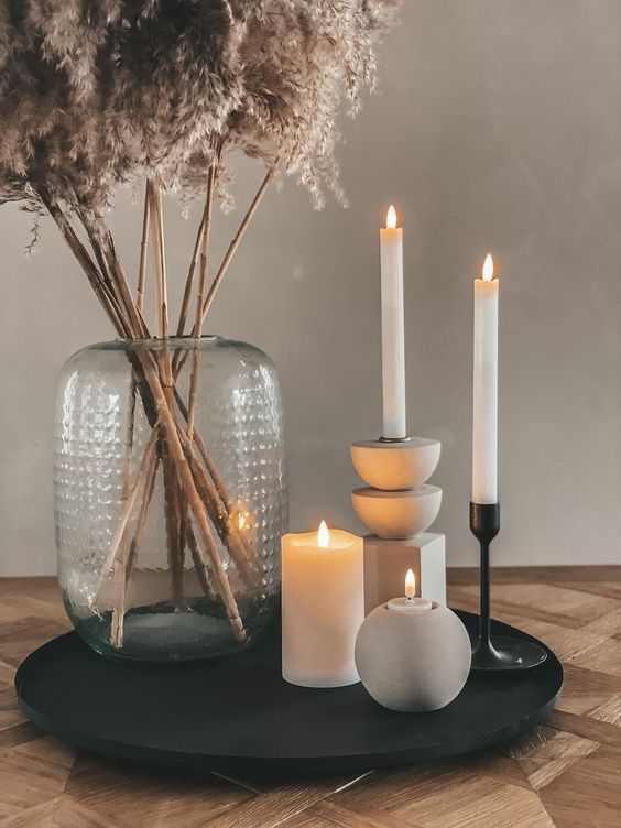 Candles and decor