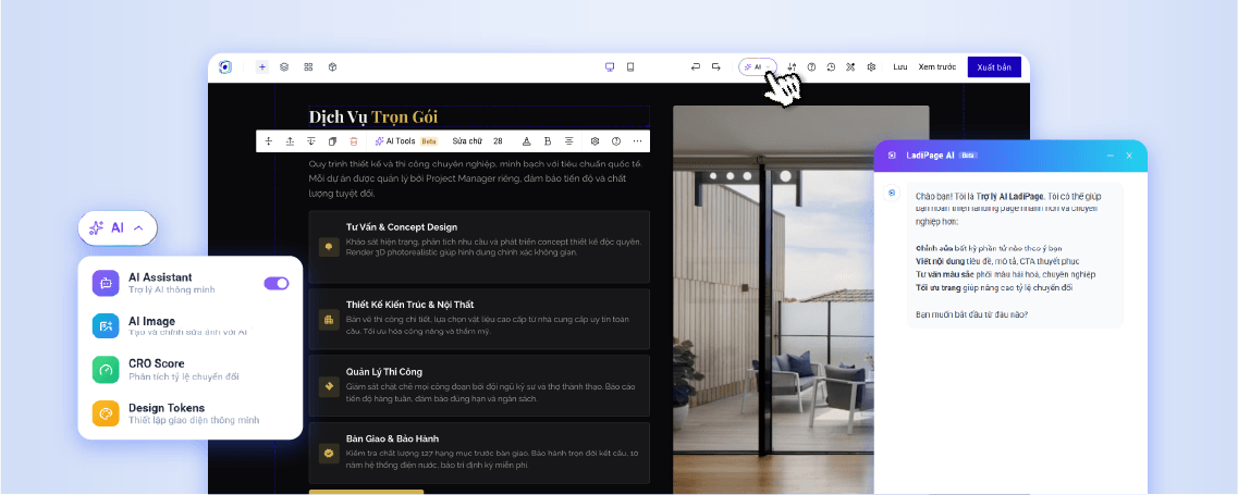 LadiPage AI Builder