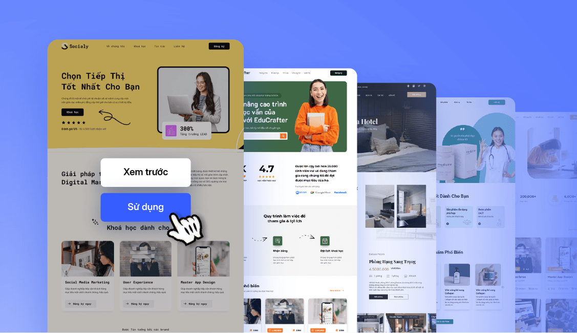 Thư viện mẫu đa dạng