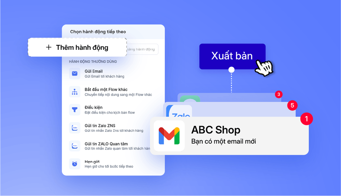 Hệ thống vận hành tự động, giảm tải công việc thủ công