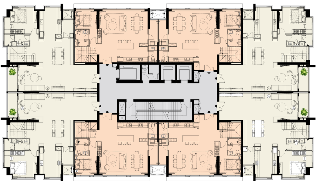 Sơ đồ TẦNG ĐIỂN HÌNH 14-13