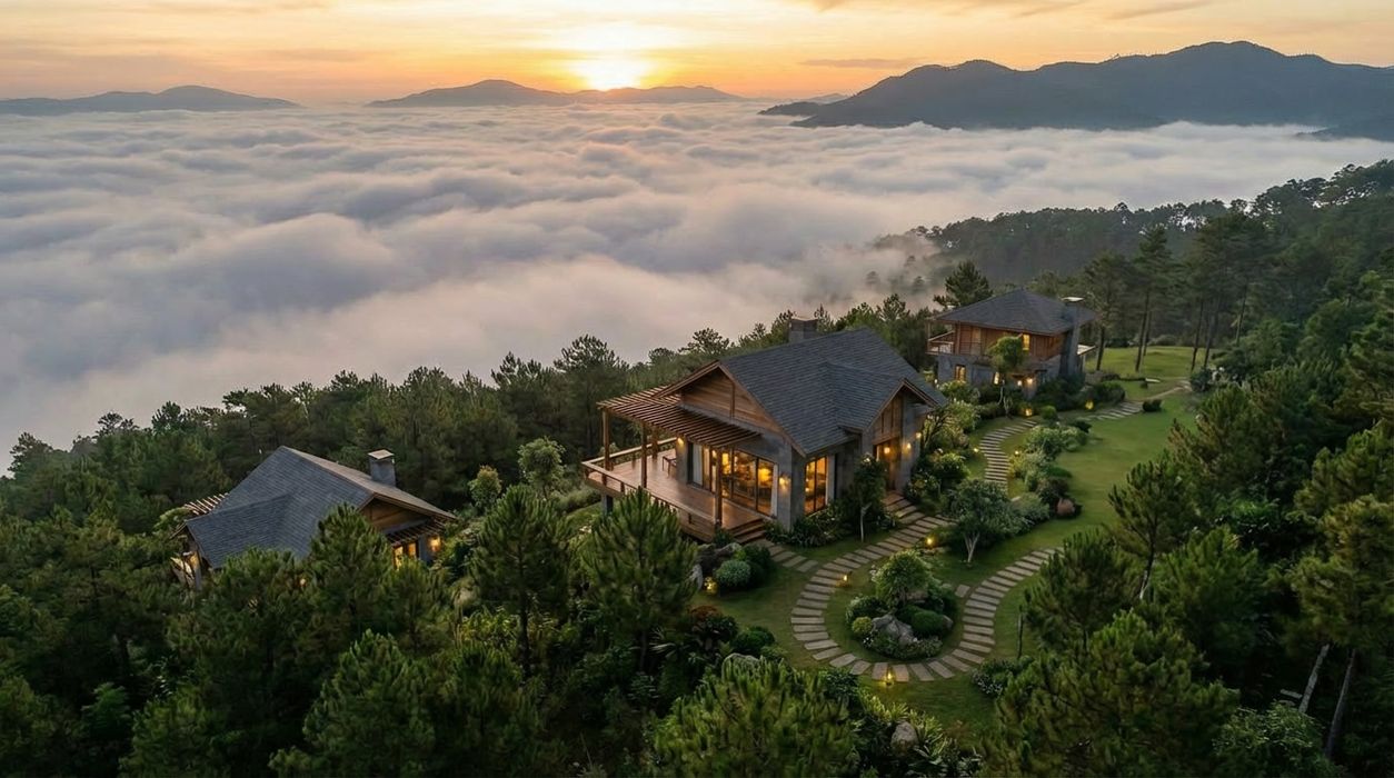 Nhà giữa vườn
