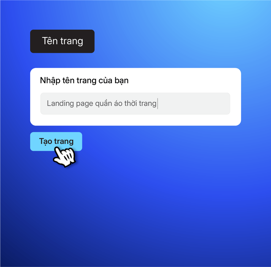 Nhập tên trang